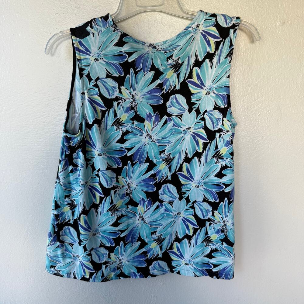 Talbots knit Floral tank top size 1X - Picture 6 of 8